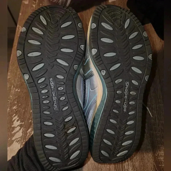 Skechers Shape-ups Platform Workout Sneakers Leg Shaping Firming Shoes Size 8 - Picture 9 of 11